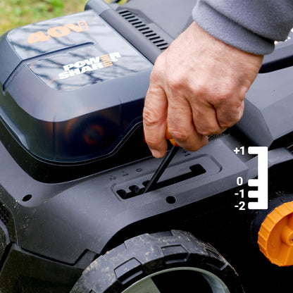 WORX Nitro WG855E.9 Akku Vertikutierer/Rasenlüfter 36cm ohne Akku