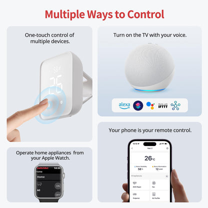 SwitchBot Hub 2 – WLAN Thermometer Hygrometer IR Hub Matter