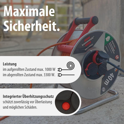 Brennenstuhl Garant S V2 IP44 Kabeltrommel – 40m Outdoor