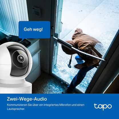 Tapo C232 Überwachungskamera 3K 5MP mit WLAN, Ethernet und Nachtsicht