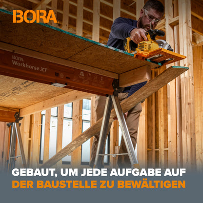 Bora Arbeitsbock XT PM-3360T – Höhenverstellbarer Klappbock 2er Set