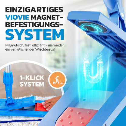 VIOVIE Premium WISCHER Set – Wischmopp 50CM Baumwoll