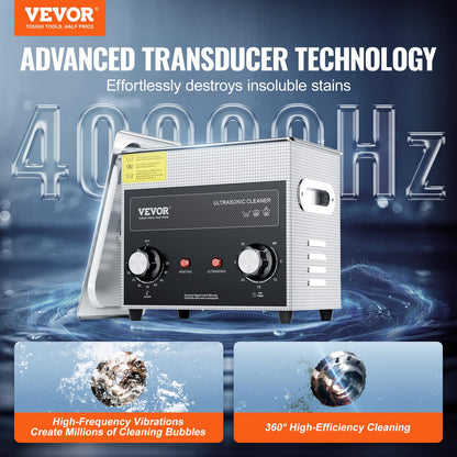 VEVOR Ultraschallreiniger 3L digital - mit Heiztimer