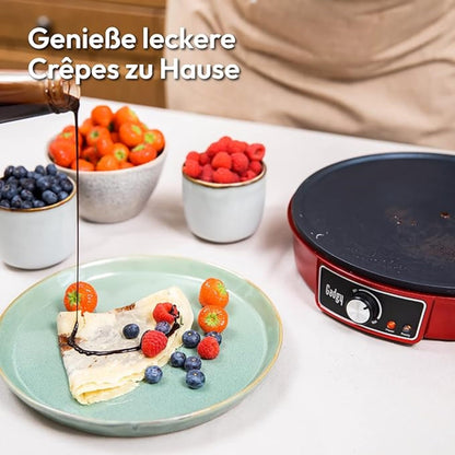 Gadgy Crêpes Maker elektrisch mit 30 cm Antihaftplatte