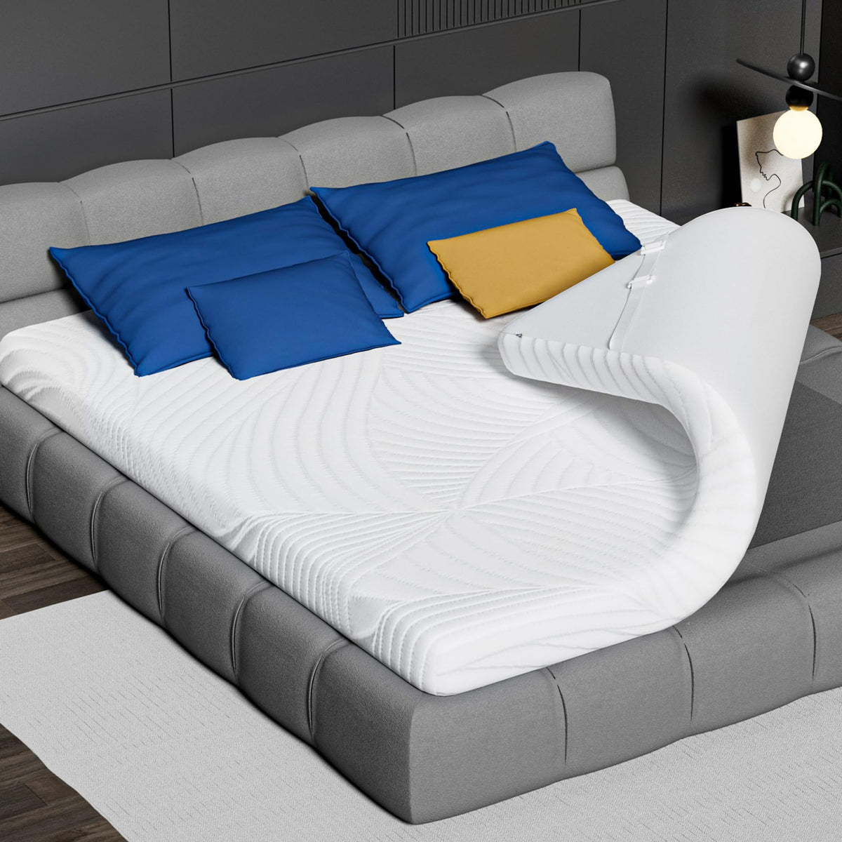 CloudÉtoile Matratzentopper 120x200 cm Memory Foam, 5 cm – Auflage aus Visco-Schaum für Matratzen