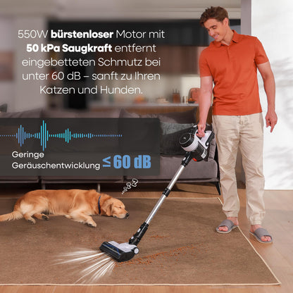 AlloyMove A01 Akku-Staubsauger, 550 W, 50000 Pa, 70 Min, 1,5 L