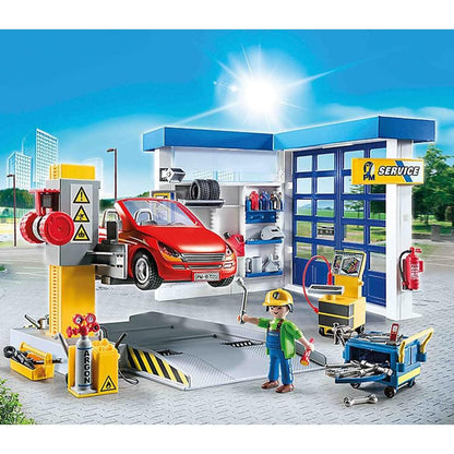 PLAYMOBIL City Life Autowerkstatt Spielset – Modell 70202