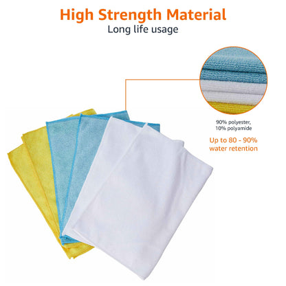 Amazon Basics Mikrofaser-Reinigungstuch, 30.5 x 40.6 cm, 144 Stück