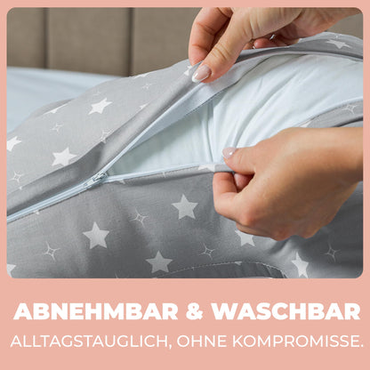 Flowen Stillkissen Schwangerschaftskissen XXL 200x70 cm