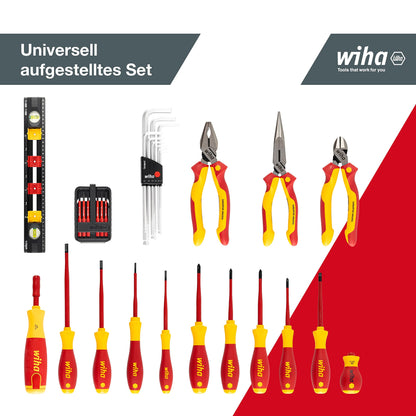 Wiha Lehrlingskoffer Elektroinstallation 38-tlg. VDE (45257)