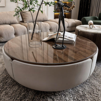 NURPELLE Tischfolie rund transparent, Ø 110 cm, 2 mm stark, PVC