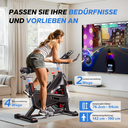 MERACH Heimtrainer Fahrrad – Magnetischer Widerstand & App