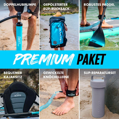 Bluefin SUP CRUISE 2020 Stand Up Paddle Board Set - Blau 10"8'