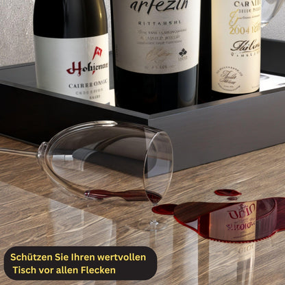 NURPELLE Tischfolie rund transparent, 2 mm PVC Tischschutz, Ø 100 cm