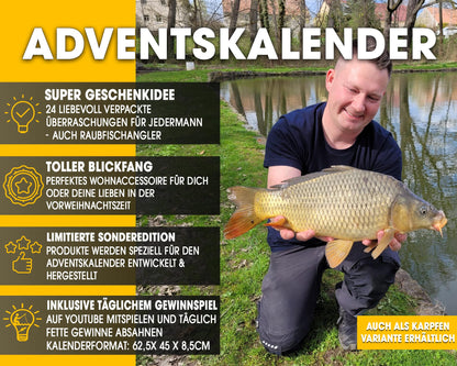 Angel Berger Adventskalender für Angler – Allround