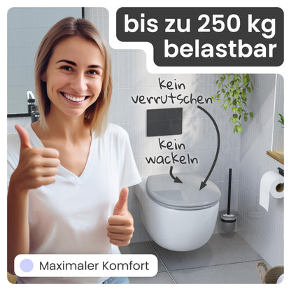 instmaier Alma WC-Sitz Absenkautomatik – Manhattan Grau