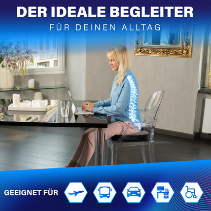 Healthfix Orthopädisches Sitzkissen aus Memory Foam, Medium
