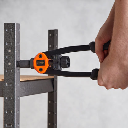 VonHaus Nietmutternzange Set mit 150 Nietmuttern und Koffer, M3–M12