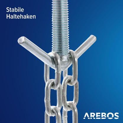 Arebos Motorbrücke 500kg Kotflügeltraverse – 730-1480mm Rot