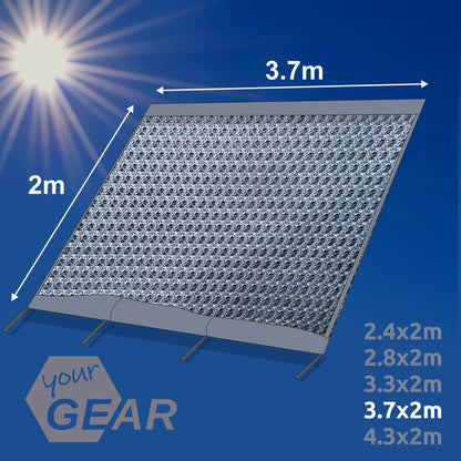 your GEAR Sun & Rain Blocker Markisenwand Sonnen- Regenschutz