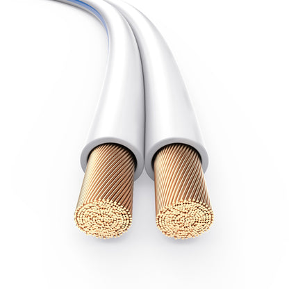 PureLink Lautsprecherkabel OFC - 2x2.5mm² 100m weiss