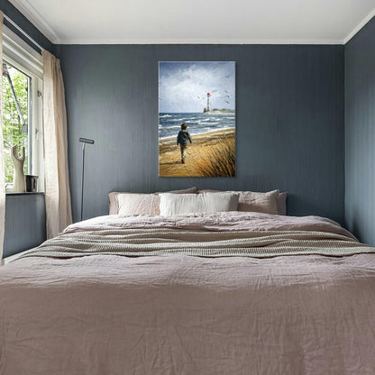 M MERCEO Leinwand 80x120 cm, 2er-Set Keilrahmen, Baumwolle 280g/m²