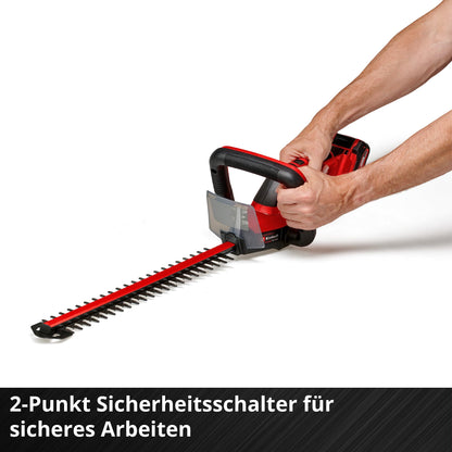 Einhell Akku-Heckenschere GC-CH 18/50 Li PXC – 4.0 Ah Set