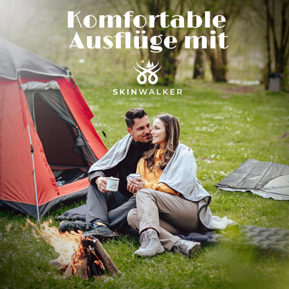 SkinWalker Deckenschlafsack -18°C – Polarfleece & Kissen