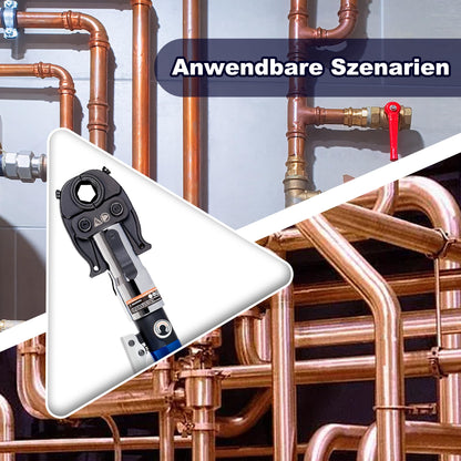 AMZCNC Profi Presszange HPZ hydraulisch - V-Kontur Set 12-28 mm