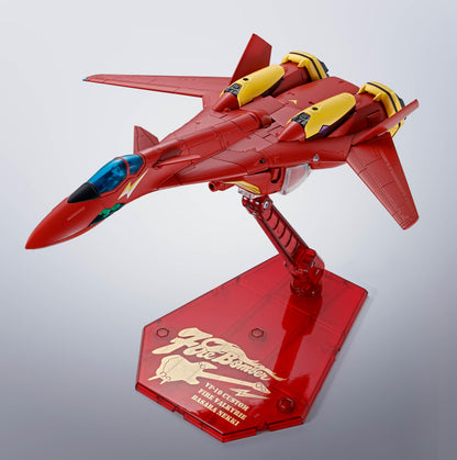 TAMASHII NATIONS Macross 7 VF-19 Custom Fire Valkyrie Actionfigur Hi-Metal R