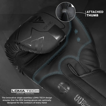 RDX KARA Boxhandschuhe Maya Hide Leder für Boxen, Muay Thai und MMA