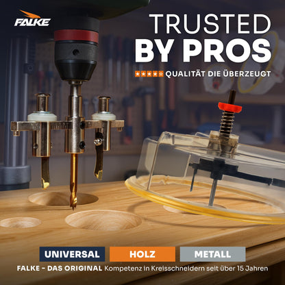 Falke Kreisschneider FKS-H 120 - Verstellbare Universal Lochsäge
