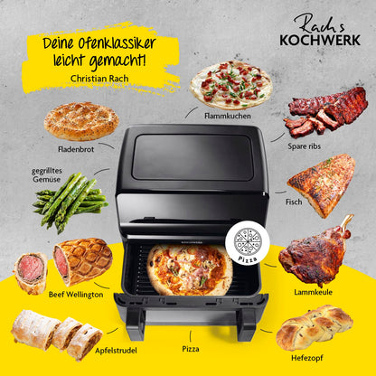 Rachs KOCHWERK Vario-Doppelkammer Heissluftfritteuse 9 L