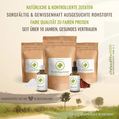 vitalundfitmit100 Ziegenkolostrum Pulver 100 g, 38 % IgG