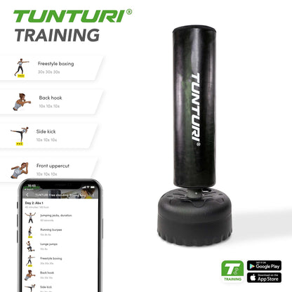 Tunturi Standboxsack für Boxsport & Fitness Training - 180 cm
