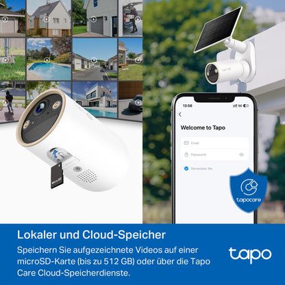 Tapo C460 KIT Solar Überwachungskamera Aussen Akku - 4K 8MP