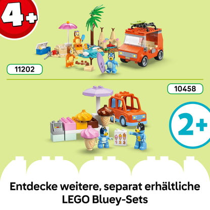 LEGO DUPLO Bluey Familienhaus Lernspielzeug - mit Memory-Spiel - 10459