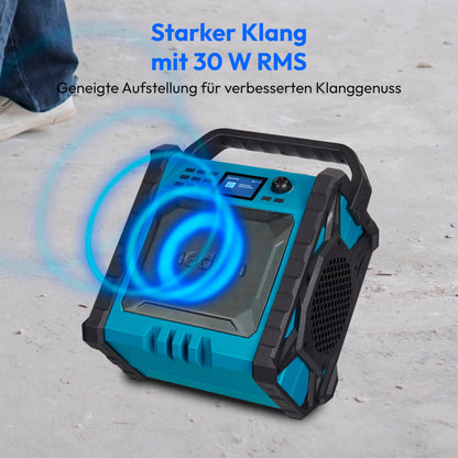 MEDION P66896 Baustellenradio - DAB+ Bluetooth Akku