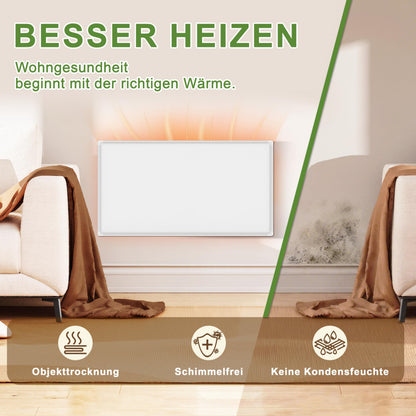 Behaglich Infrarotheizung HY-C-180W, 180 Watt, Wandmontage, 10–18 m²