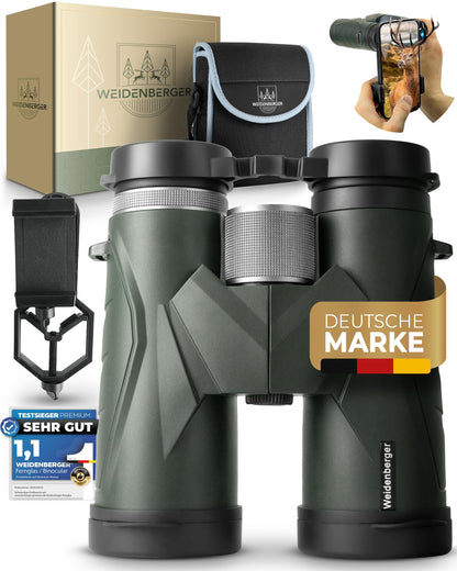 Weidenberger 12x42 Fernglas Outdoor Wasserdicht - Grün