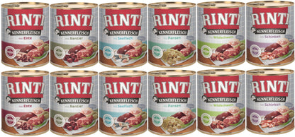 Rinti Hundefutter Nassfutter Mischpaket Multipack 2, Mix (12 x 800 g)