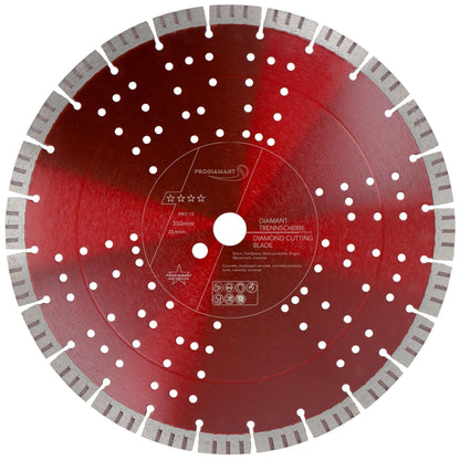 PRODIAMANT Turbo Diamant-Trennscheibe Beton - 350mm x 25,4mm