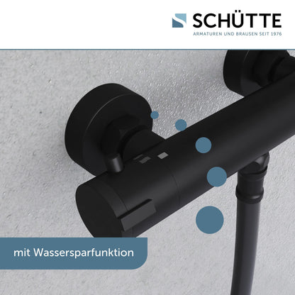 SCHÜTTE 52466 LONDON Brausethermostat Schwarz Matt