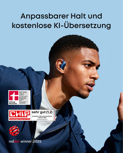 soundcore AeroFit 2 Open-Ear Kopfhörer mit Hi-Res Audio und 42h Akku