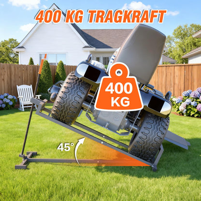Thanaddo Rasentraktorheber Hebebühne Aufsitzmäher bis 400 kg, Stil 2
