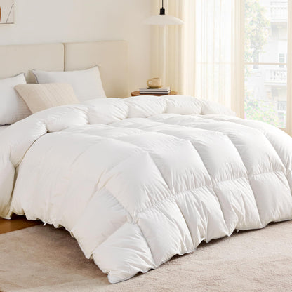 BEDSURE Daunendecke 135x200 cm - Winter Extra Warm Weiss