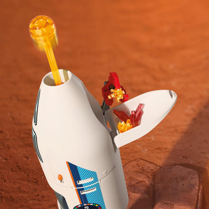 PLAYMOBIL Space ESA Mars-Forschungsrakete 72011 mit Startrampe