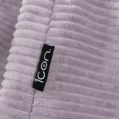 Icon Dalton Sitzsack Kinder – Lila, flauschiger Cord Stoff