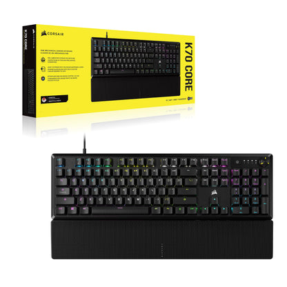 Corsair K70 CORE RGB Mechanische Gaming-Tastatur - QWERTZ DE Schwarz