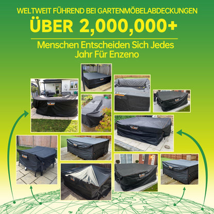 Enzeno Gartenmöbel-Abdeckung 230x165 cm, 420D Oxford, wasserdicht
